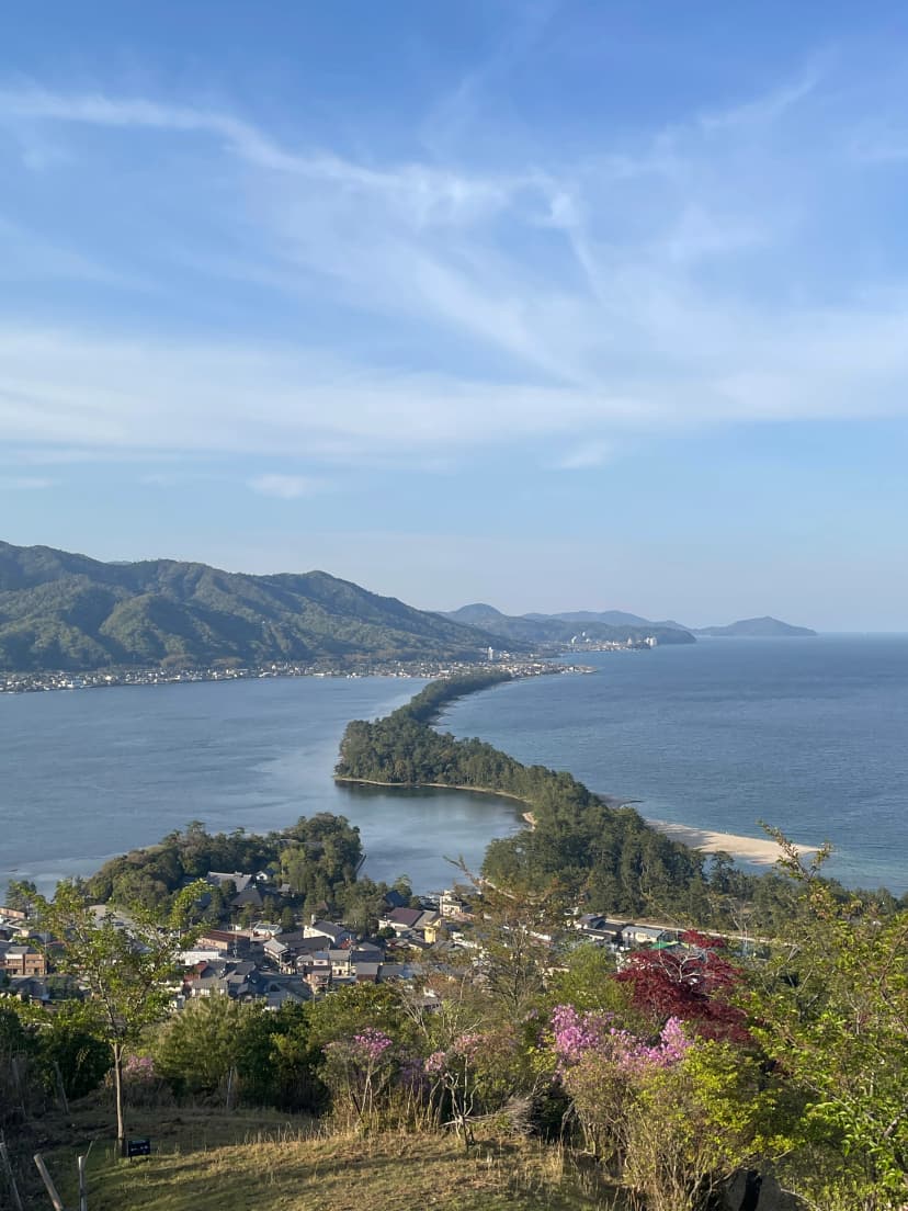 Amano Hashidate, a scenic view in Japan